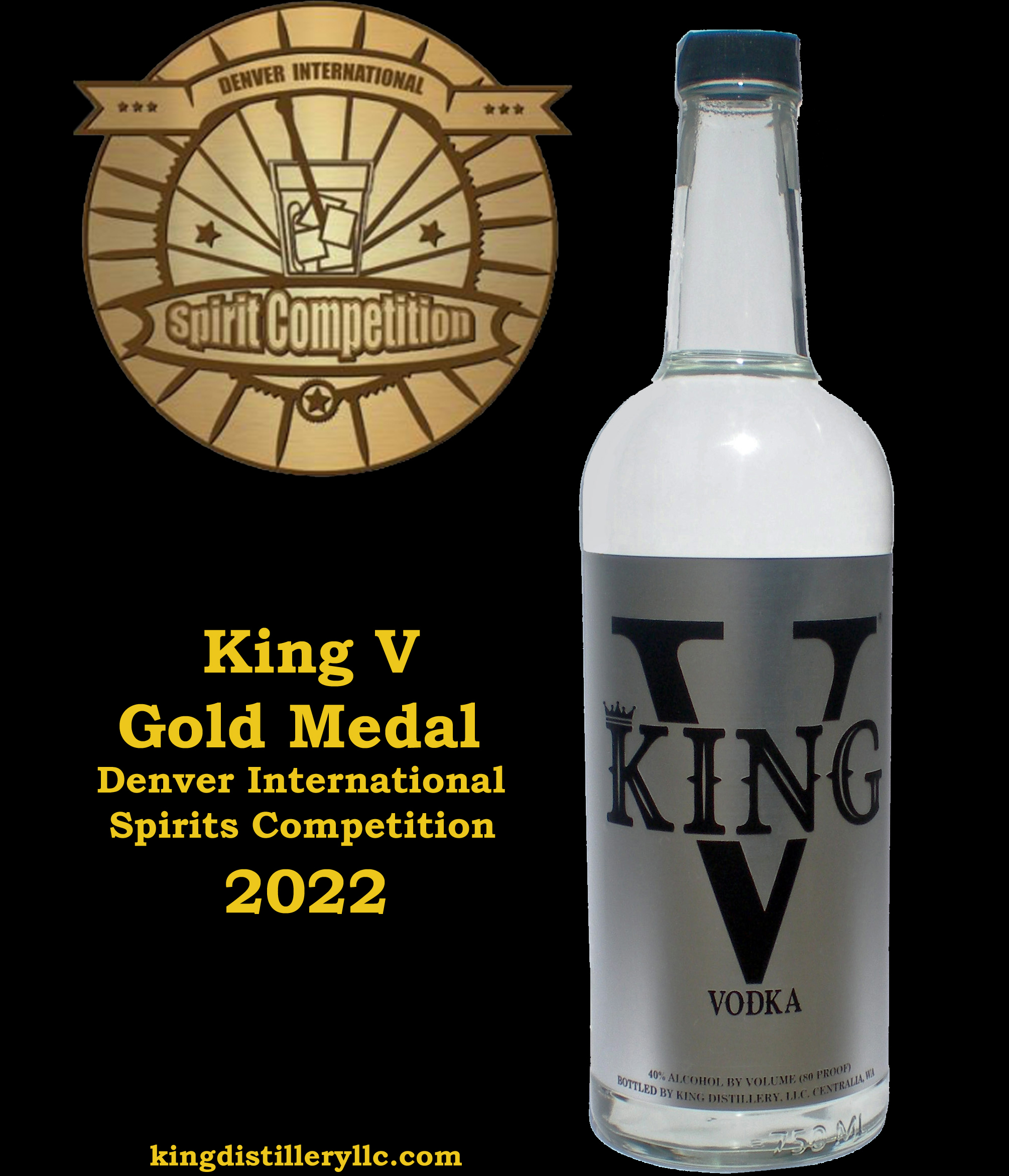 Gold Medal — Denver International Spirits Competition 2022